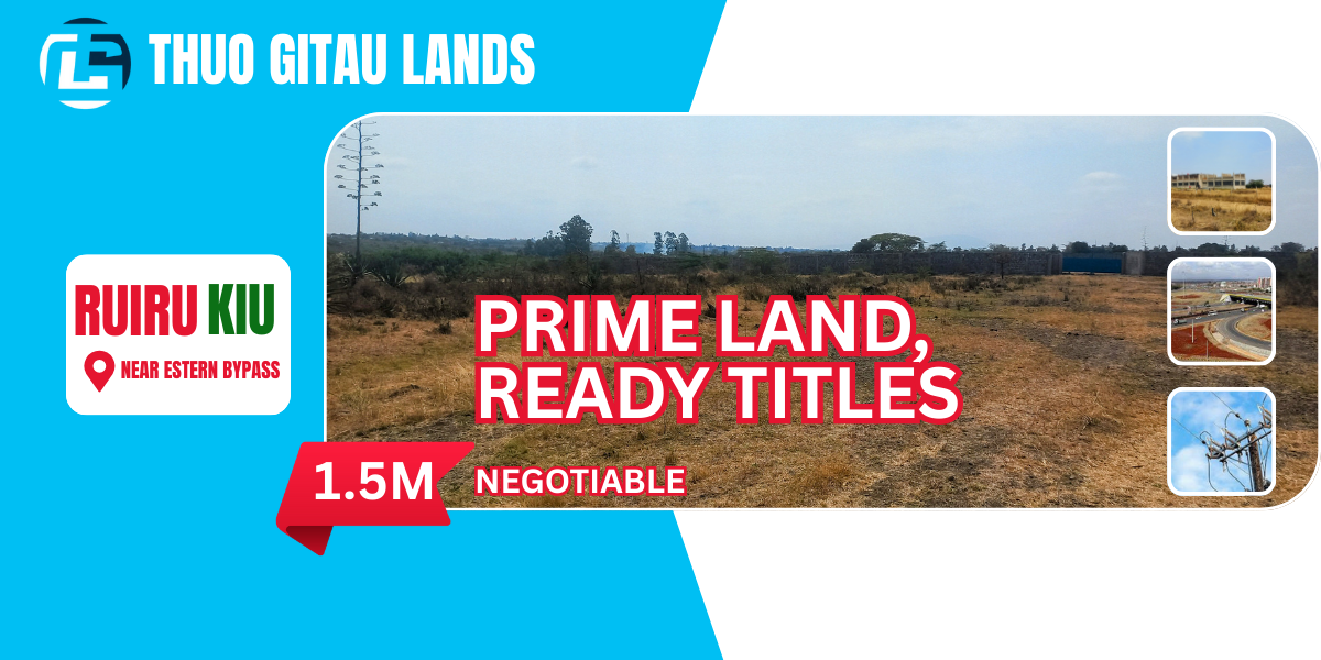 RUIRU KIU PLOTS BANNER